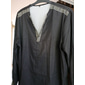 Per uomo Geometria Camicia Camicia con Bottoni Manica Lunga Moda Streetwear Designer All'aperto Casuale Quotidiano Estate Autunno Scollo a V Stampato Nero Blu Marrone Verde