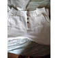 Per uomo Pantaloni di Lino Pantaloni Pantaloni Estivi Pantaloni da Spiaggia Tasca Frontale Gamba Dritta Semplice Comodità Traspirante Casuale Quotidiano Ferie Moda Essenziale Nero Bianco