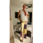 Homme Pantalon pantalon été Pantalon de plage Cordon Taille elastique Impression 3D marinière Imprimés Photos Géométrie Confort Casual du quotidien Vacances Vêtement de rue Hawaïen Jaune Bleu