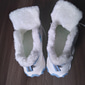 baskets d'hiver blanches pour femmes avec doublure en peluche et semelle épaisse - chaussures de sport montantes chaudes pour temps froid