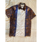 Hombre Floral Tribal Étnico Camisa Abotonar la camisa Manga Corta Moda Design Casual Exterior Casual Verano Primavera Cuello Vuelto Estampado A E I M Q