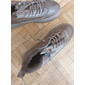 bottes d'hiver en similicuir marron pour hommes avec doublure en fourrure et fermeture éclair latérale - bottines chaudes à lacets pour temps froid