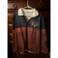 Homme Graphique Bloc de Couleur Sweat à capuche Sweats à capuche Sweatshirt Streetwear Designer Polaire fine manche longue Demi-zip Sport & Loisir Occasionnel Quotidien Marron Imprimé Automne & Hiver