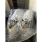 chaussures de course respirantes blanches pour hommes – baskets de sport légères avec tige en tricot et semelle coussinée pour le sport et les vêtements décontractés