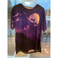 Homme Graphique Galaxie Lune effrayante T-shirt Manche Courte T-shirt Impression 3D Col ras du cou Chemise Sports Designer Classique Quotidien Sports Week-end Noir Bleu Roi Bleu Été Vêtement Tenue S