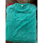 Homens Camisa 100% algodão com lavagem ácida camisa grande Manga Curta Gola Redonda Primavera Verão Tecido Moda Designer Casual Desaparecido Diário Streetwear Desportos e Ar livre Preto Rosa claro