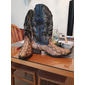 Homens Botas Botas Cowboy Roupa Diária Encontro Couro Ecológico Prata Dourado Outono Inverno