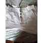 Per uomo Pantaloni di Lino Pantaloni Pantaloni Estivi Pantaloni da Spiaggia Tasca Frontale Gamba Dritta Semplice Comodità Traspirante Casuale Quotidiano Ferie Moda Essenziale Nero Bianco