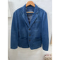 Men's Denim Jacket Blazer Sport Coat Casual Cocktail Attire Pocket Fall Winter Denim Contemporary Classic & Timeless Regular Denim Light Blue Navy Blue Jacket
