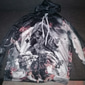 Bărbați Bloc Culoare Cranii Imprimeu Grafic Pocher Hanorac cu Glugă Hanorace Hanorca Designer Îmbrăcăminte sportivă Casual Mare si inalt Manșon Lung Capișon Casual Zilnic Sport Negru și Alb Auriu