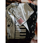 Per uomo Note Musicali Cappotto Invernale Cappotto Caldo Confortevole Traspirante Moda Streetwear Affari Lavoro Abbigliamento da lavoro Uscire Tasca Stampato Autunno & Inverno Collo ripiegato Manica