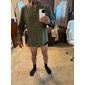 Per uomo Camicia Camicia di lino Camicia Estiva Camicia casual Camicia con Bottoni Semplice Vacanza Crociera Nero Bianco Rosa Blu Manica Lunga Colletto alla coreana Estate Primavera & Autunno