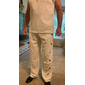 Homme pantalon de costume Pantalon Pantalons décontractés Pantalon de costume Poche avant Bouton latéral Jambe droite Plein Confort Entreprise du quotidien Vacances Mode Chic et moderne Noir Blanche