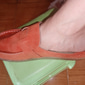 mocassins à enfiler en faux suède pour femmes – chaussures plates confortables et décontractées avec détail de boucle et semelle en liège coussinée pour un usage quotidien