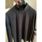 Homme T-shirt Chemise à col roulé Chemise à Manches Longues manche longue Col roulé Automne & Hiver Uni Léger Classique Occasionnel Extérieur Occasionnel Sports Noir Blanche bleu marine T-shirt haut