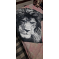 Herr Grafisk Djur Lejon T-shirt Kortärmad T-shirt 3D-tryck Rund hals Skjorta Vintage Mode Designer Utomhus Dagligen Sport Mörkbrun Svart Gul Vår & sommar Kläder S M L XL 2XL 3XL