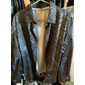 Maglietta uomo totem camicia a bottoni maniche lunghe vintage gotico all'aperto strada autunno e inverno risvolto bottoni stampa nero viola verde khaki