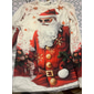 Navidad Hombre Graphic Papá Noel Camiseta Manga Larga Camiseta Impresión 3D Cuello Barco Camisa Moda Design Casual Deporte Festivos Noche Azul Piscina Rojo Azul Real Primavera & Otoño Ropa S M L XL