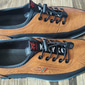 tênis casuais masculinos marrons com design de cadarço – calçados confortáveis e antiderrapantes para atividades diárias ao ar livre