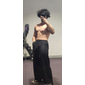 Herr Långbyxor Säckiga byxor Harem byxor Casual byxor Baggy Harem Byxor Ficka Brett skaft Bensträng Ensfärgat Komfort Sport Dagligen Streetwear Ledig / Sportig Svart Grå Microelastisk