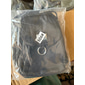sac à bandoulière en nylon noir pour femme avec accessoires argentés et bandoulière réglable - petit sac à bandoulière léger et pratique pour les voyages et l'utilisation quotidienne