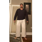 Homme Pantalons en Lin Pantalons Pantalon décontracté Pantalon d'été Pantalons Amples Cordon de serrage Poche Avant Jambe Droite Uni Confort Doux Longueur complète Plage Salle de sport Yoga Mode