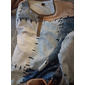 Per uomo Plaid Motivo patchwork finto Maglia Henley Maglietta a nido d'ape Manica Lunga Stampa 3D Designer Retrò Vintage Casual Sport all'Aperto Ferie Festival Primavera & Autunno Blu Viola Cachi