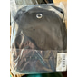 sac à bandoulière en nylon noir pour femme avec accessoires argentés et bandoulière réglable - petit sac à bandoulière léger et pratique pour les voyages et l'utilisation quotidienne