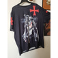 Tricou bărbați Crucerași Unisex Templari Cruce Grafic Imprimat Soldat Tricou Tricou Distressed Mâneci Scurte Tricou 3D Imprimat Bluza cu Guler Rotund Sportiv Designer Casual Exterior Stradă Zilnic