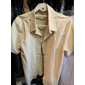 Per uomo Camicia Camicia di lino Camicia Estiva Camicia button-down Camicia casual Camicia da Spiaggia Semplice Vacanza Casuale Nero Bianco Rosa Blu Manica Corta Colletto Estate Abbigliamento