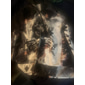 Bărbați Bloc Culoare Cranii Imprimeu Grafic Pocher Hanorac cu Glugă Hanorace Hanorca Designer Îmbrăcăminte sportivă Casual Mare si inalt Manșon Lung Capișon Casual Zilnic Sport Negru și Alb Auriu
