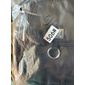 sac à bandoulière en nylon noir pour femme avec accessoires argentés et bandoulière réglable - petit sac à bandoulière léger et pratique pour les voyages et l'utilisation quotidienne