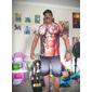 Homme Impressions Graphiques Muscle T-shirt Manche Courte T-shirt Impression 3D Col ras du cou Chemise Sports Designer Occasionnel Extérieur Rue Quotidien Argent Olive verte Rouge Été Vêtement Tenue