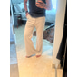 Per uomo pantaloni della tuta Pantaloni di velluto a coste Pantaloni a zampa Fondo a campana Pantaloni Tasche Liscio Comfort Attività commerciale Giornaliero Per eventi Di tendenza Moderno Bianco