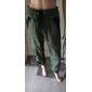 Herren Cargo-Hosen Cargohose Jogginghose Hose Freizeithose Kordelzug Elastischer Bund Mehrere Taschen Einfarbig Volle Länge Täglich Klassisch Lässig Schwarz Armeegrün Mikroelastisch