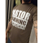 Men's Funny Pastor Warning Graphic T-Shirt - Anything You Say Used in Sermon Short Sleeve Tee