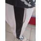 Hombre Pantalones de Deporte Pantalones de chándal de pierna ancha Persona que practica jogging Pantalones Pantalones deportivos de pierna recta Correa Cintura elástica Botón lateral Plano Comodidad