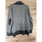 Herren Strickjacke Kleid Pullover Fleece Pullover Gerippt Stricken Cropped Strick Farbblock Königin Anne Warm-Ups Moderne zeitgenössische Freizeitskleidung Ausgehen Bekleidung Frühling & Herbst