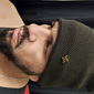 Herren Beanie Mütze Weinrot Schwarz Gestrickt Strick Modisch Sport und Freizeit Brautkleider schlicht Sport & Natur Täglich Festtage Buchstabe Einfarbig warm halten