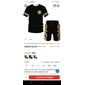 Homme Graphique 2 pièces Ensembles de tees Ensembles assortis Manche Courte Pantalon court Col ras du cou Designer Occasionnel Confortable Extérieur Vacances Quotidien Impression 3D Printemps & Été