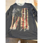 4 de julio de 2026 250° Día de los Caídos camiseta de manga larga de cuello redondo gráfica patriótica vintage desgastada impresión 3D bandera americana bandera nacional veterano camiseta de manga