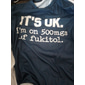 Tricou grafic amuzant pentru bărbați 'E OK sunt pe 500mg de Fukitol' Umor sarcastic cu mânecă scurtă