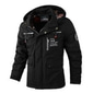 Herren Wintermantel Winterjacke Sport Jacke Regenjacke Outdoor Campen und Wandern Wasserdicht Windbreaker Zip Tasche Herbst Winter Feste Farbe Modisch Strassenmode Mit Kapuze Standard Wein Schwarz