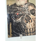 T-shirt unisexe pour hommes avec imprimés tête de mort t-shirt à manches courtes t-shirt à col rond impression 3D vêtements de sport designer extérieur décontracté quotidien été