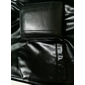Homme Pantalons Pantalon en simili cuir Pantalon décontracté Avec Poches Uni Confort Doux Extérieur Quotidien Sortir Mode Occasionnel Noir