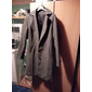 Herren Wintermantel Mantel langer Trenchcoat Outdoor Alltagskleidung Herbst & Winter Oberbekleidung Kleidung Mode Streetwear schlichtes Revers zweireihig