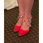 scarpe da sposa con tacco a spillo bianco e cinturino in cristallo – eleganti scarpe da sposa per matrimoni glamour o classici