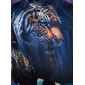 Herre Grafisk Dyr Tiger T skjorte Kortermet T skjorte 3D-utskrift Crew-hals Skjorte Årgang Mote Designer utendørs Daglig Sport Lysegul Mørkegul Gul Vår sommer Klær S M L XL 2XL 3XL 4XL