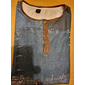 Bărbați Grafic Bloc Culoare Peteci Cămașă Henley Tricou Waffle Manșon Lung Tipărire 3D Modă Designer Casual Sport exterior Concediu Festival Primăvara & toamnă Albastru piscină Galben Maro Gri Henley