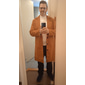 Herren Wintermantel Mantel langer Trenchcoat Outdoor Alltagskleidung Herbst & Winter Oberbekleidung Kleidung Mode Streetwear schlichtes Revers zweireihig